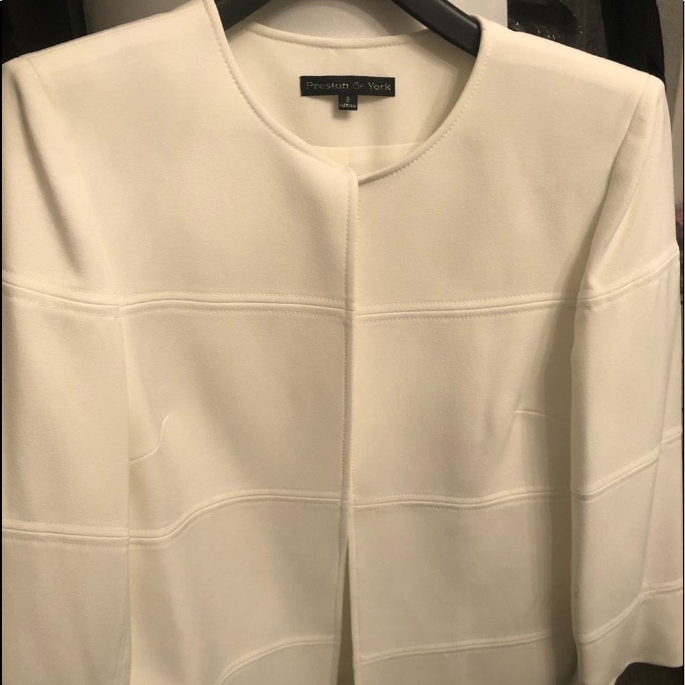 Preston & York White Blazer